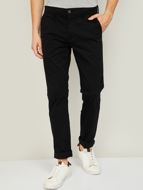 

CODE by Lifestyle Men Black Trousers