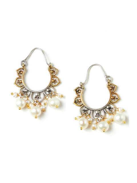 

Fabindia Sterling Silver 925 Silver-Plated Hoop Earrings