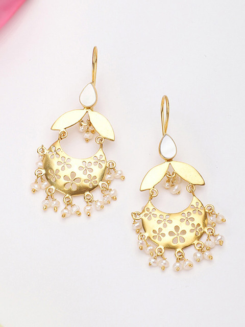 

Fabindia Gold-Plated Handcrafted Classic Drop Earrings