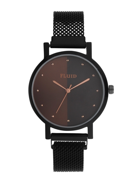 

FLUID Women Brown & Black Dial Bracelet Style Analogue Watch FL-Mag-BK-04