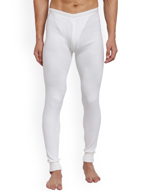 

Zoiro Men White Solid Thermal Bottom