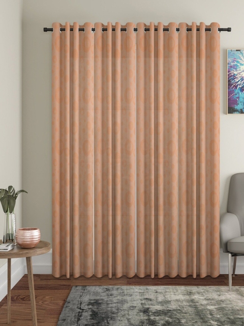 

Molly & Michel Beige Set of 4 Sheer Door Curtains