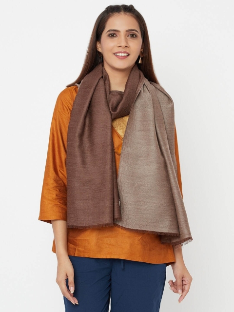 

Fabindia Women Brown Wool Stole