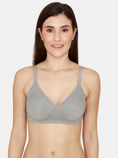 

Rosaline by Zivame Grey T-shirt Bra