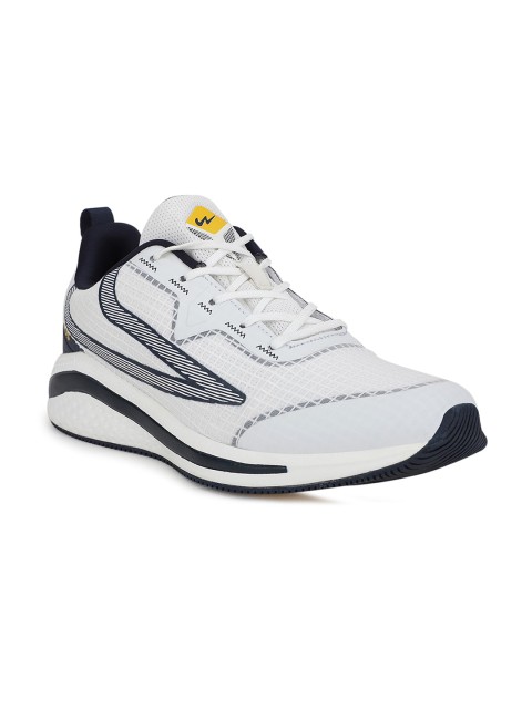 

Campus Men Off White Mesh Running Shoes