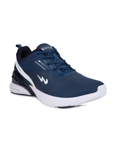 

Campus Men Teal Blue & White Mesh Running Shoes