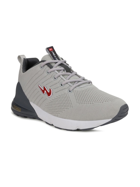 

Campus Men Grey Mesh Running Shoes