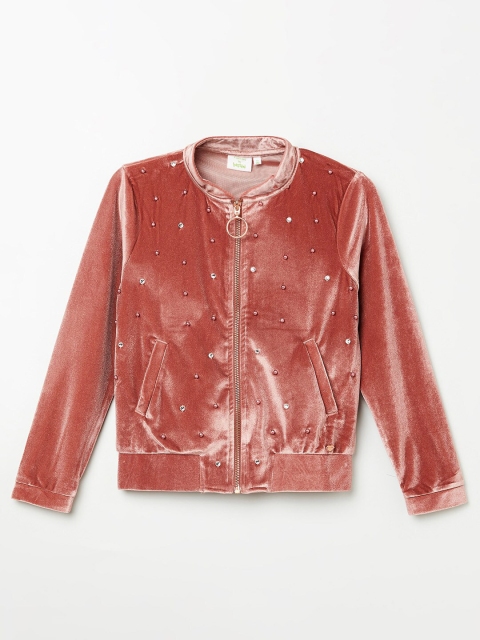 

Bossini Girls Pink Embellished Sweatshirt