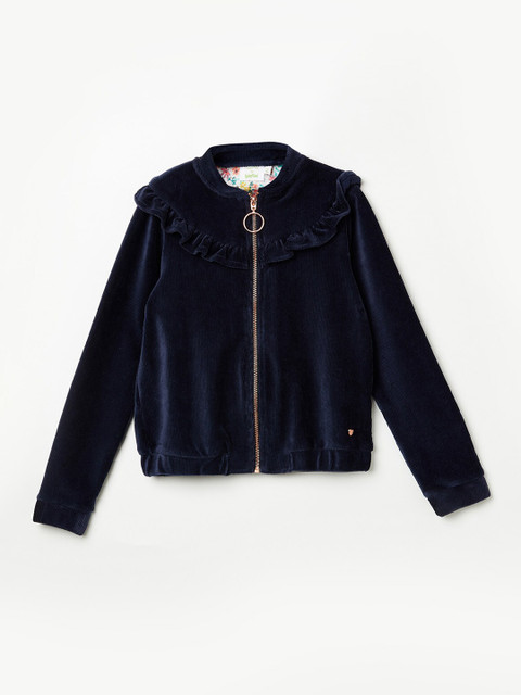 

Bossini Girls Navy Blue Cotton Sweatshirt