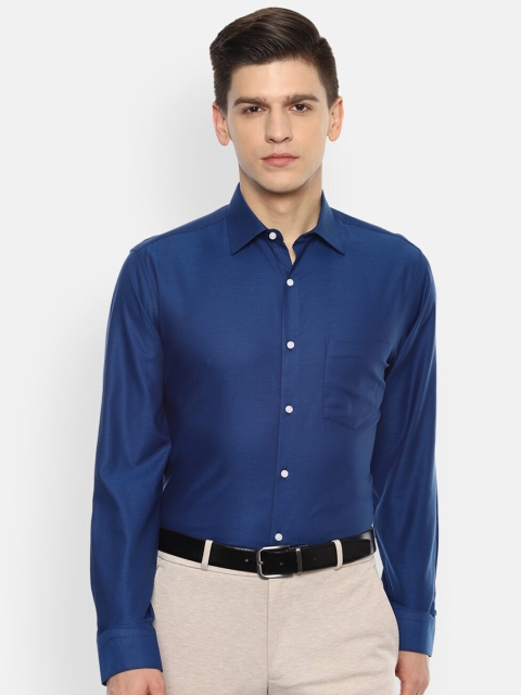

Van Heusen Men Blue Opaque Formal Shirt