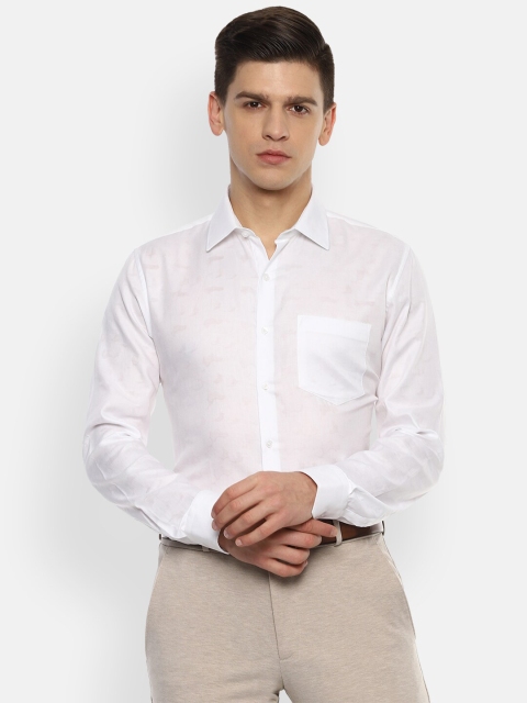 

Van Heusen Men White Opaque Formal Shirt