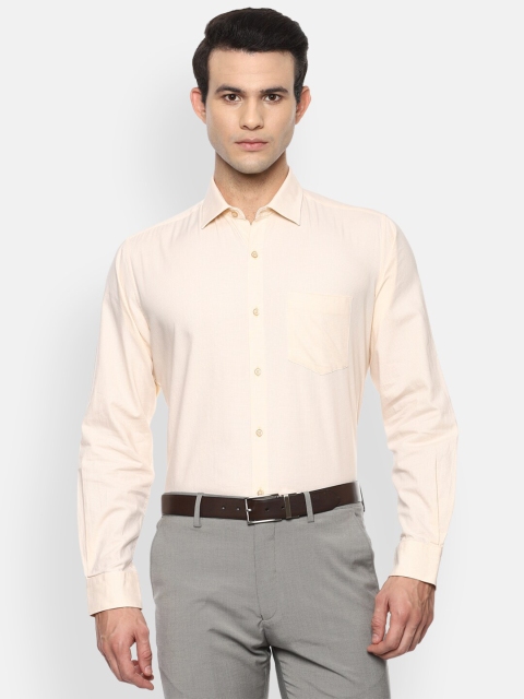 

Van Heusen Men Cream-Coloured Opaque Formal Shirt