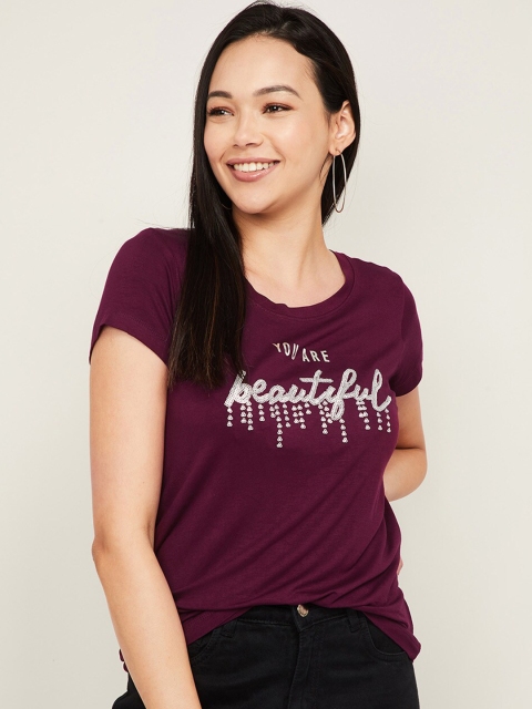 

Fame Forever by Lifestyle Purple Regular Top