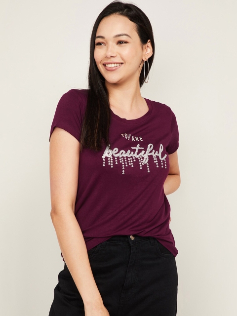 

Fame Forever by Lifestyle Purple Regular Top
