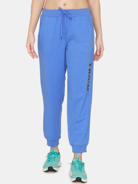 

Zelocity by Zivame Women Blue Solid Relaxed Fit Soft Joggers