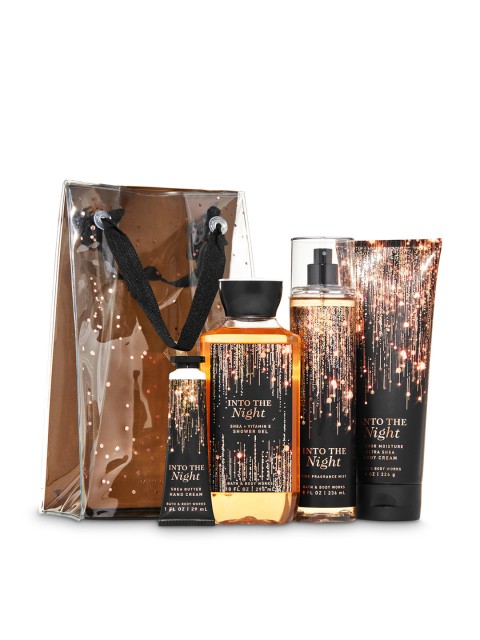 

Bath & Body Works Into the Night Gift Bag Set, Black