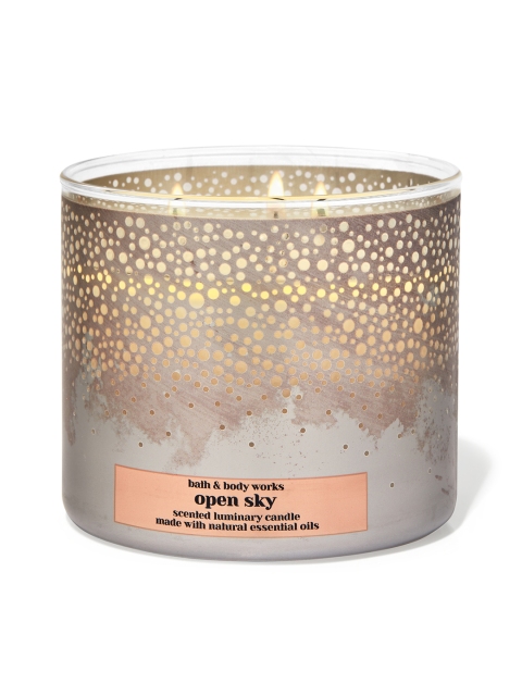 

Bath & Body Works Open Sky 3-Wick Scented Candle - 411g, Grey