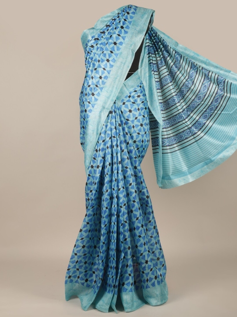 

Pothys Blue & Black Saree