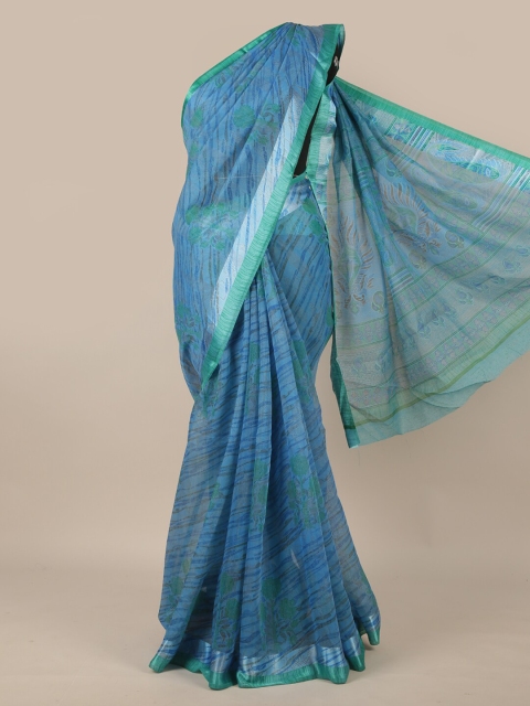 

Pothys Blue & Green Saree