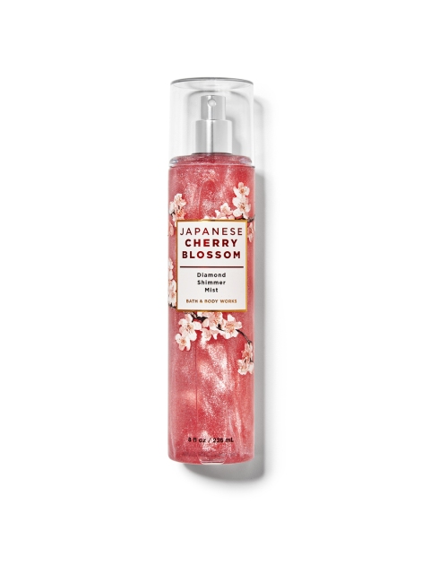 

Bath & Body Works Women Japanese Cherry Blossom Diamond Shimmer Body Mist - 236 ml, Pink