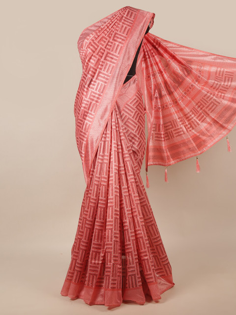 

Pothys Pink Printed Saree