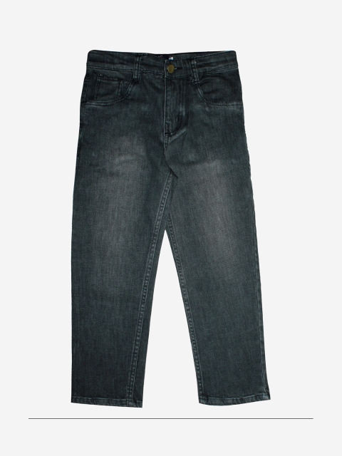 

KiddoPanti Boys Grey Jean Light Fade Stretchable Jeans