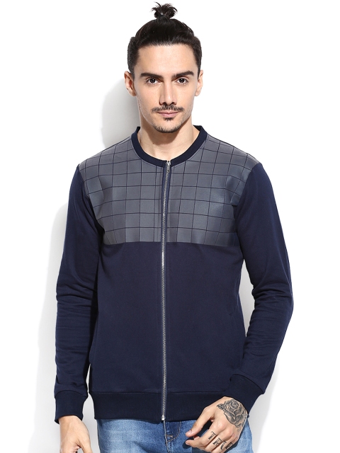 

Campus Sutra Navy Sweatshirt, Navy blue