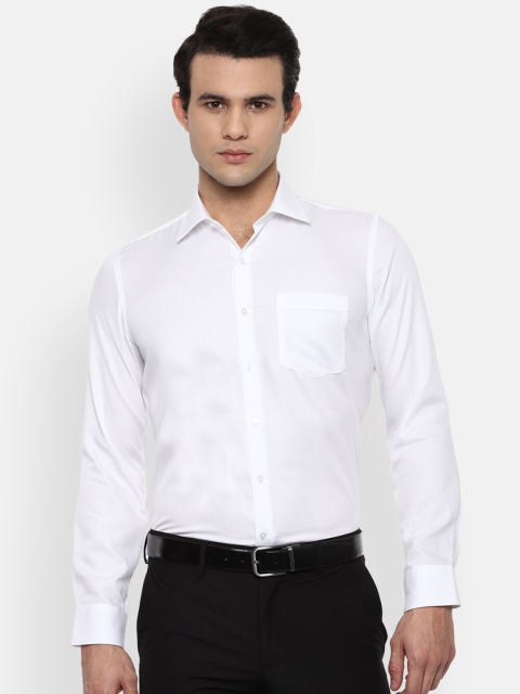 

Van Heusen Men White Slim Fit Opaque Formal Shirt