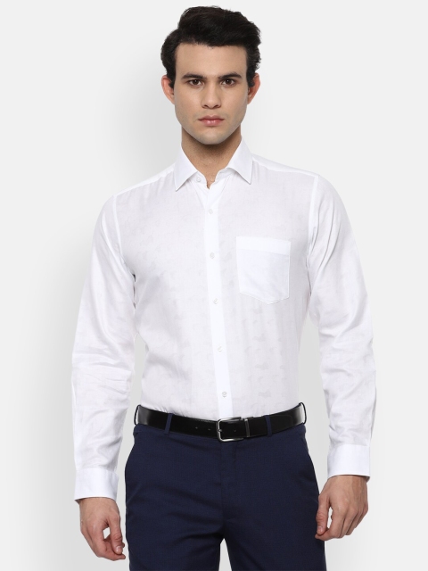 

Van Heusen Men White Opaque Formal Shirt