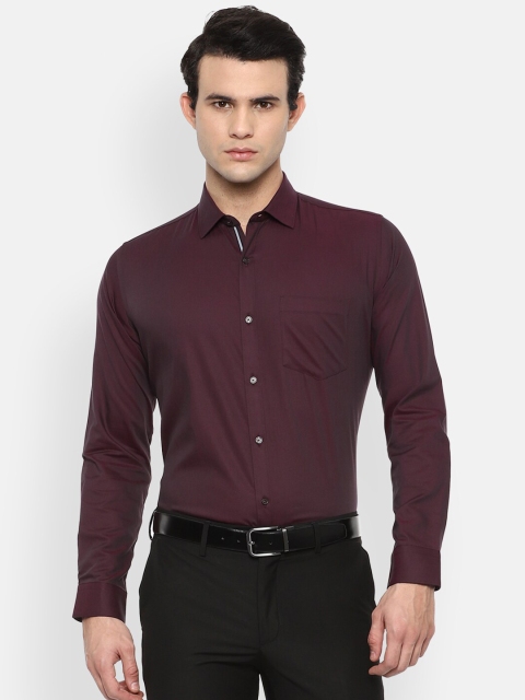 

Van Heusen Men Maroon Slim Fit Opaque Formal Shirt