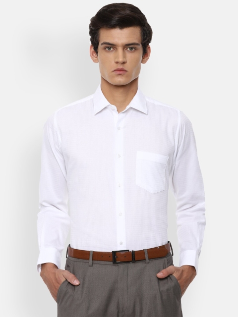 

Van Heusen Men White Opaque Formal Shirt