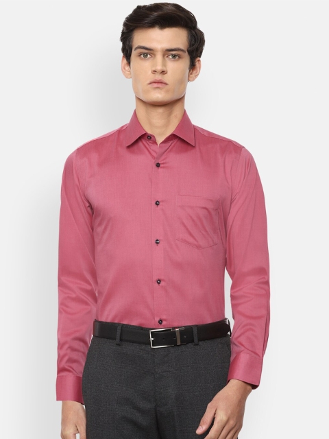 

Van Heusen Men Pink Opaque Formal Shirt