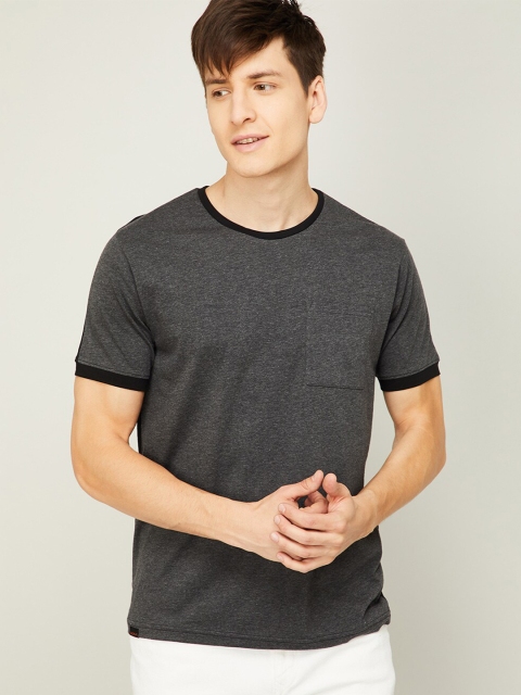 

Fame Forever by Lifestyle Men Grey Pockets T-shirt