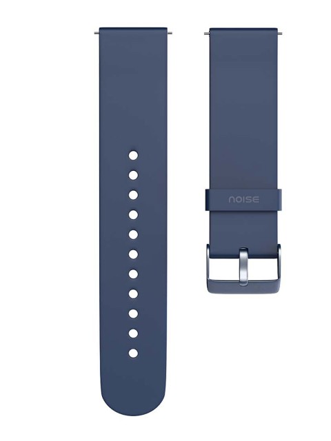 

NOISE Blue Solid Silicone Smartwatch Strap