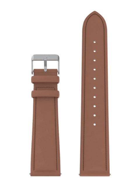 

NOISE Brown Solid Genuine Leather Smartwatch Strap