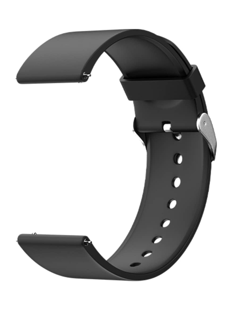 

NOISE Black Solid Silicone Smartwatch Strap