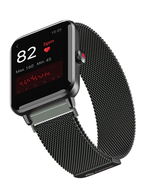 

NOISE Green Textured Magnetic Stainless Steel Smartwatch Strap