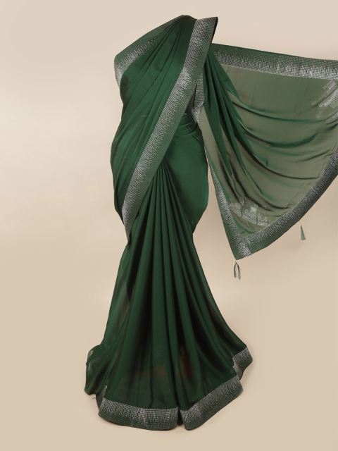 

Pothys Green & White Saree