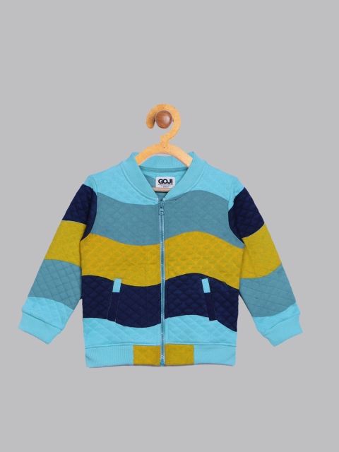

GOJI Boys Blue Colourblocked Sweatshirt