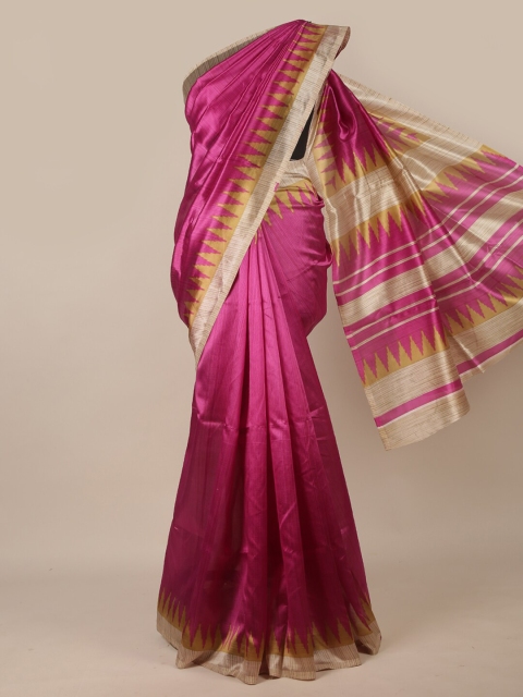 

Pothys Violet & Gold Saree