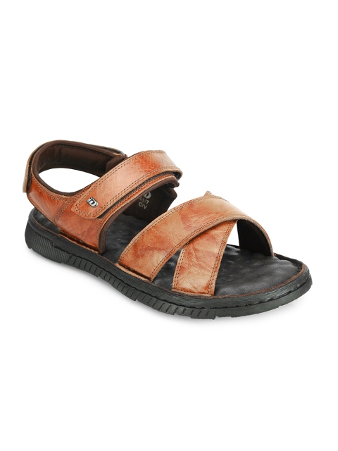 

ID Men Tan Leather Comfort Sandals