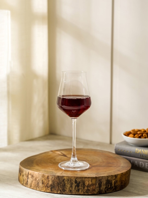 

Pure Home and Living Set of 6 Transparent Alca Red Wine Glass
