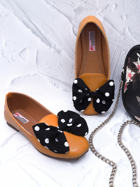 

DChica Girls Yellow Party Ballerinas Flats