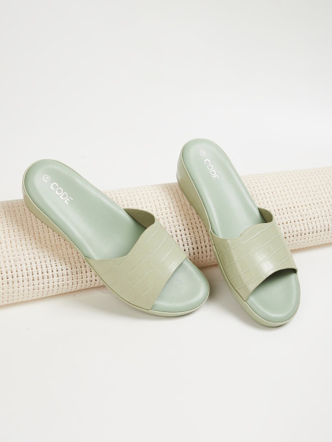 

CODE by Lifestyle Women Green Sliders