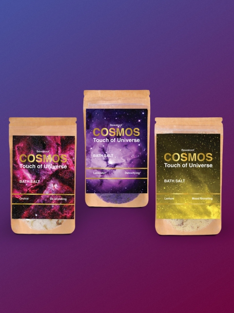

BEWAKOOF COSMOS White Set of 3 Bathing Salt