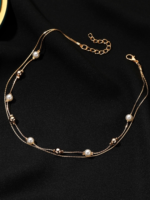 

URBANIC Gold-Toned Layered Necklace