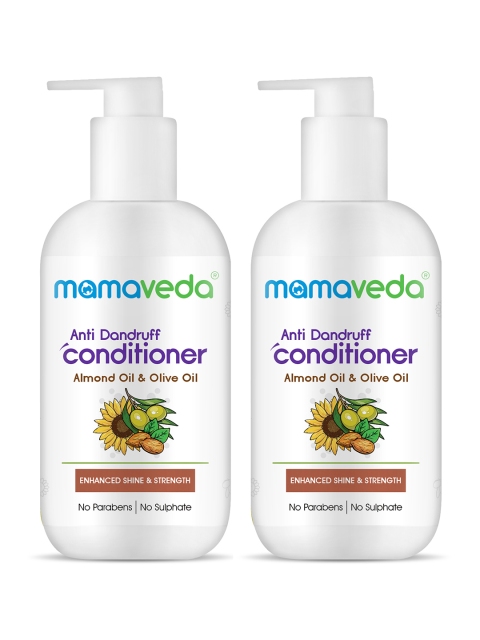 

Mamaveda Set of 2 White Anti Dandruff Conditioner