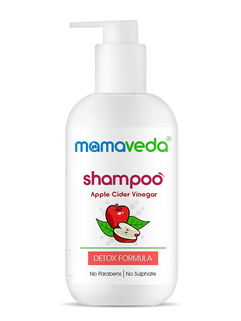 

Mamaveda Organic Apple Cider Vinegar Detox Shampoo - 250 ml, White