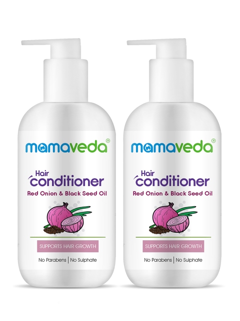 

Mamaveda White Set of 2 Red Onion Black Seed Oil Hair Conditoner