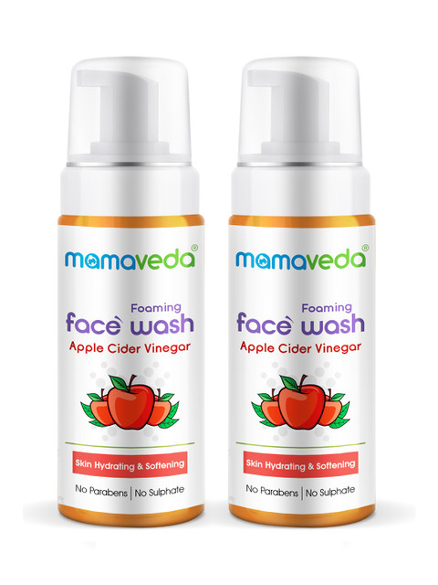 

Mamaveda Pack of 2 Organic Apple Cider Vinegar Face Wash, Yellow